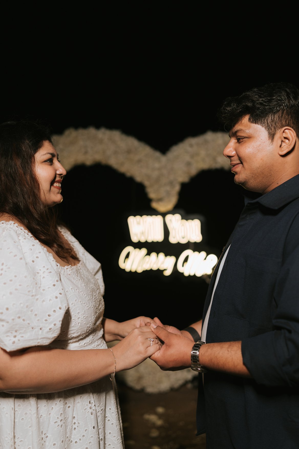 Beach proposal in Diu
