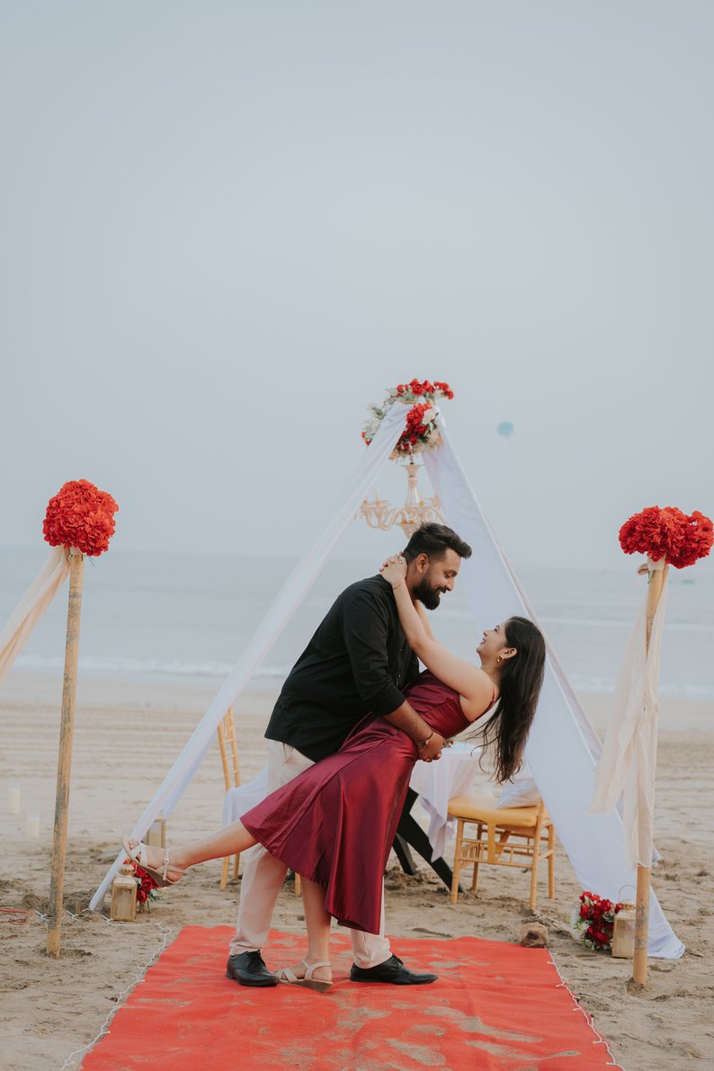 Private proposal decoration in Diu