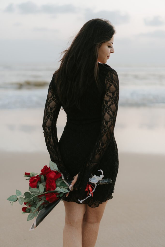 11. Timeless romantic couple portrait photographed on the Diu coastline by Memories by TK Solanki.