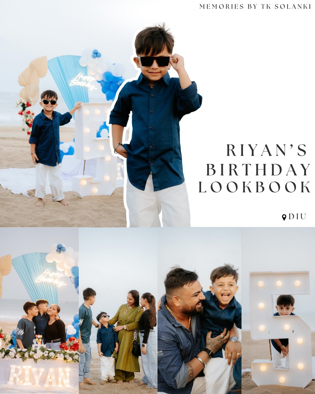 Birthday and family celebration example from the Memories by TK Solanki portfolio